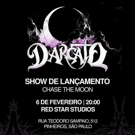 Evento: Darcato – Show de lançamento do EP Chase The Moon