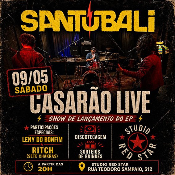 Evento: Santubali – Casarão Live