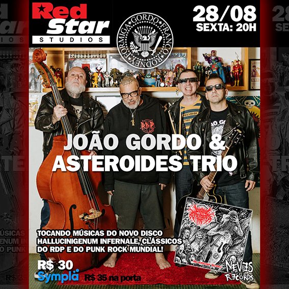 Evento: João Gordo & Asteroides Trio
