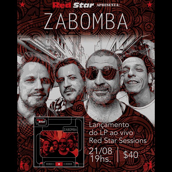 Evento: Zabomba – Lançamento do álbum Red Star Sessions