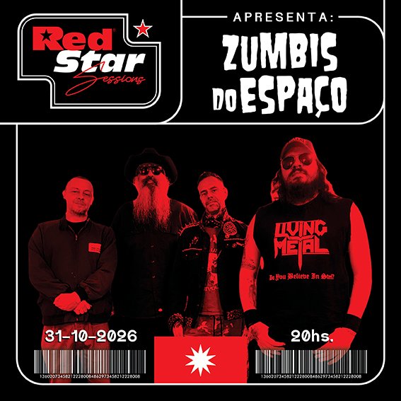 Evento: Red Star Sessions – Zumbis do Espaço