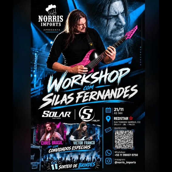 Evento: Workshop Norris Imports com Silas Fernandes